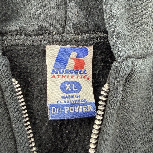 Vintage Ohio Bobcats Sweatshirt Hoodie Full Zip Mens XL Black NCAA 90s - Picture 4 of 7